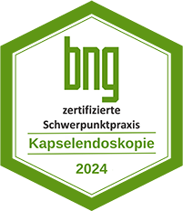 Zertifikat BNG für chronisch entzündliche Darmerkrankungen (CED) und Kapselendoskopie