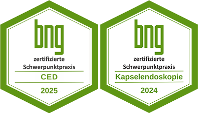Zertifikat BNG für CED und Kapselendoskopie